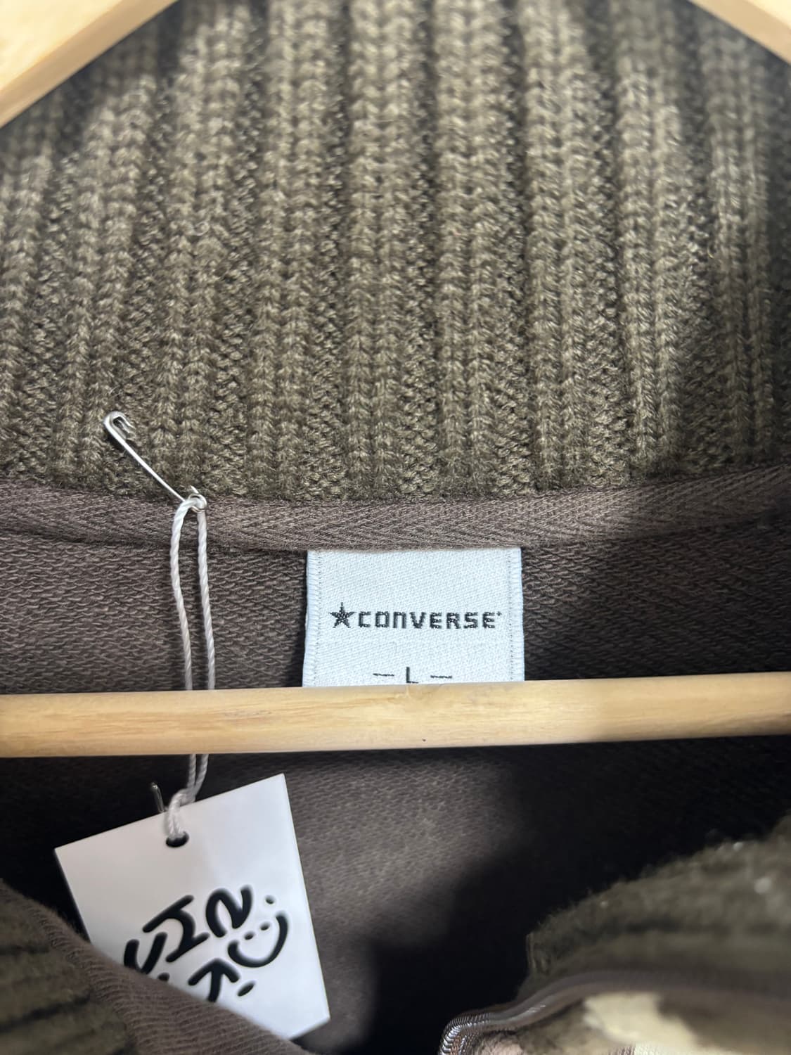 컨버스 브라운 프린팅 자켓 상품이미지9