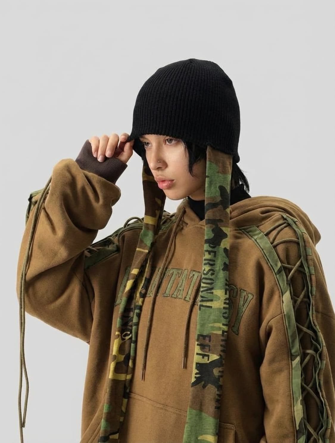 레저렉션13 비니 카모 상품이미지1