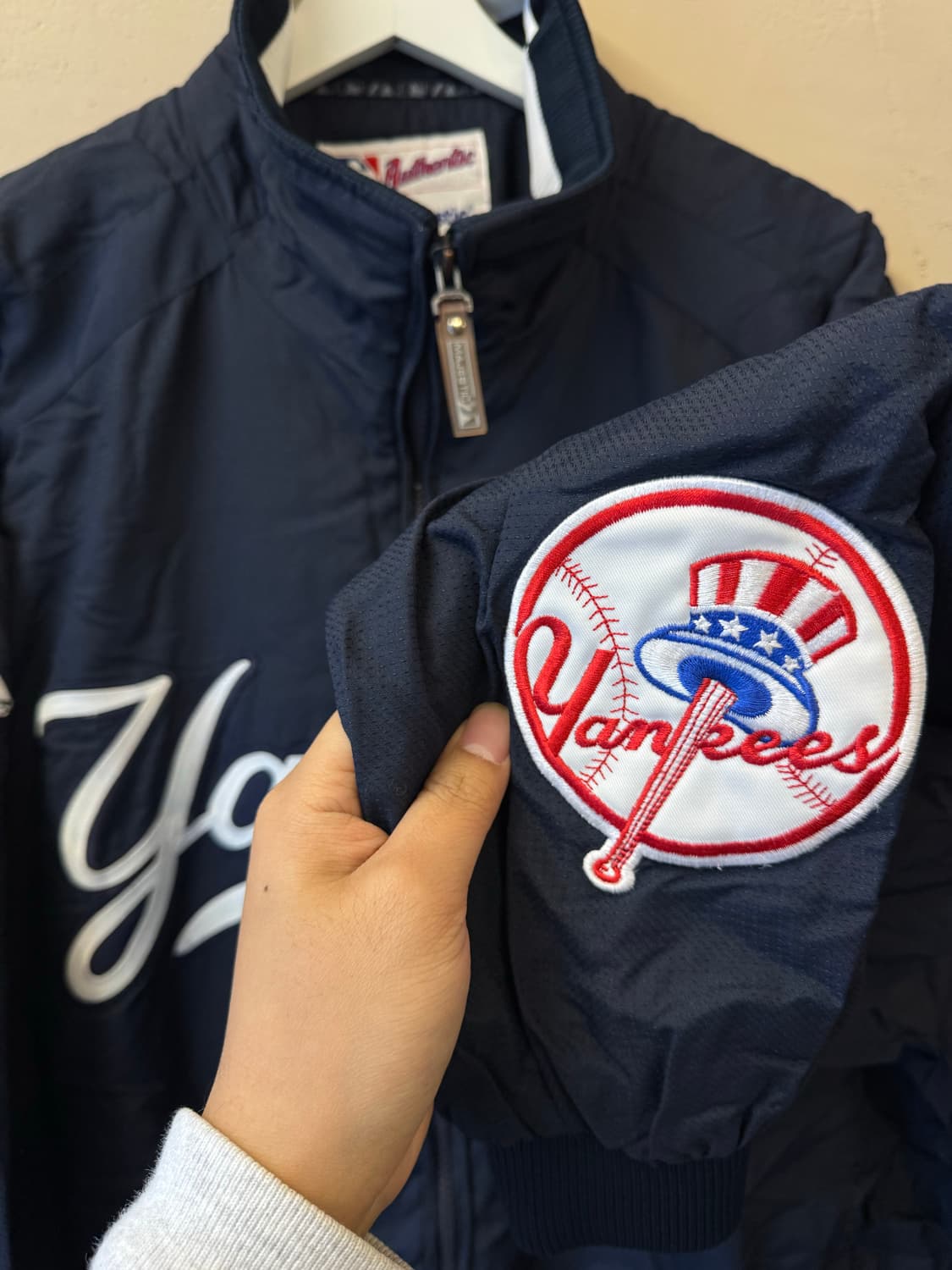 마제스틱 뉴욕 양키스 오왼 자켓 xl 상품이미지3