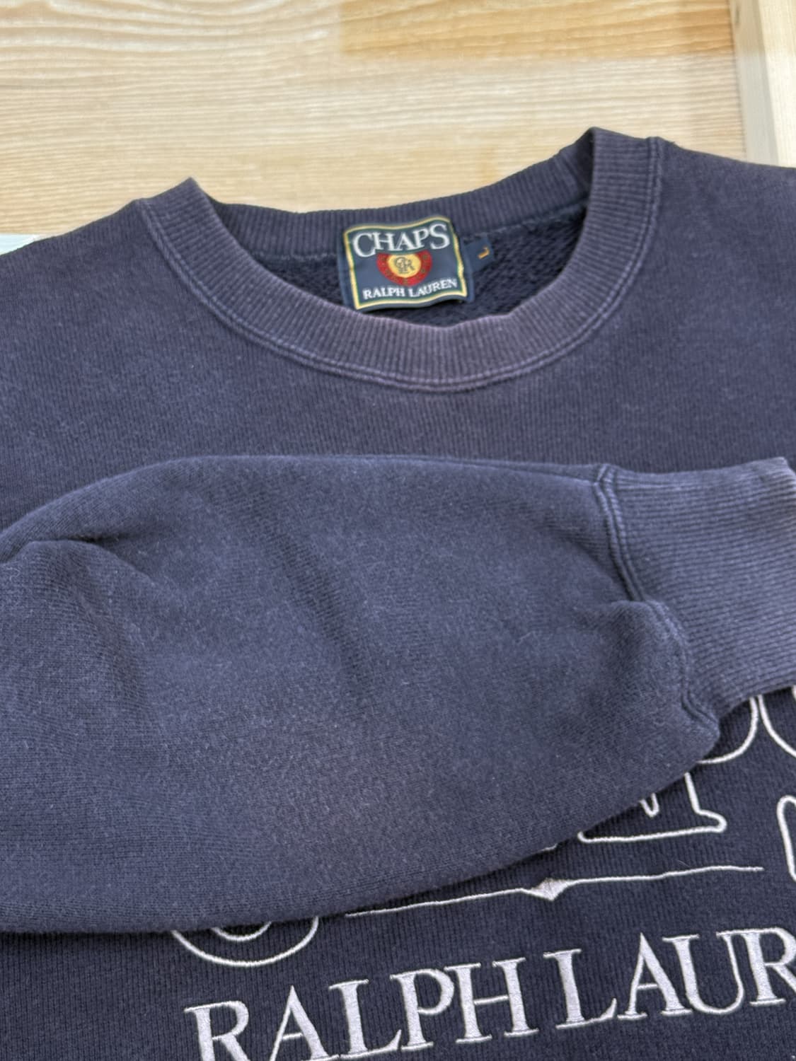 챕스 랄프 로렌 90's 스펠 로고 크루넥 상품이미지8