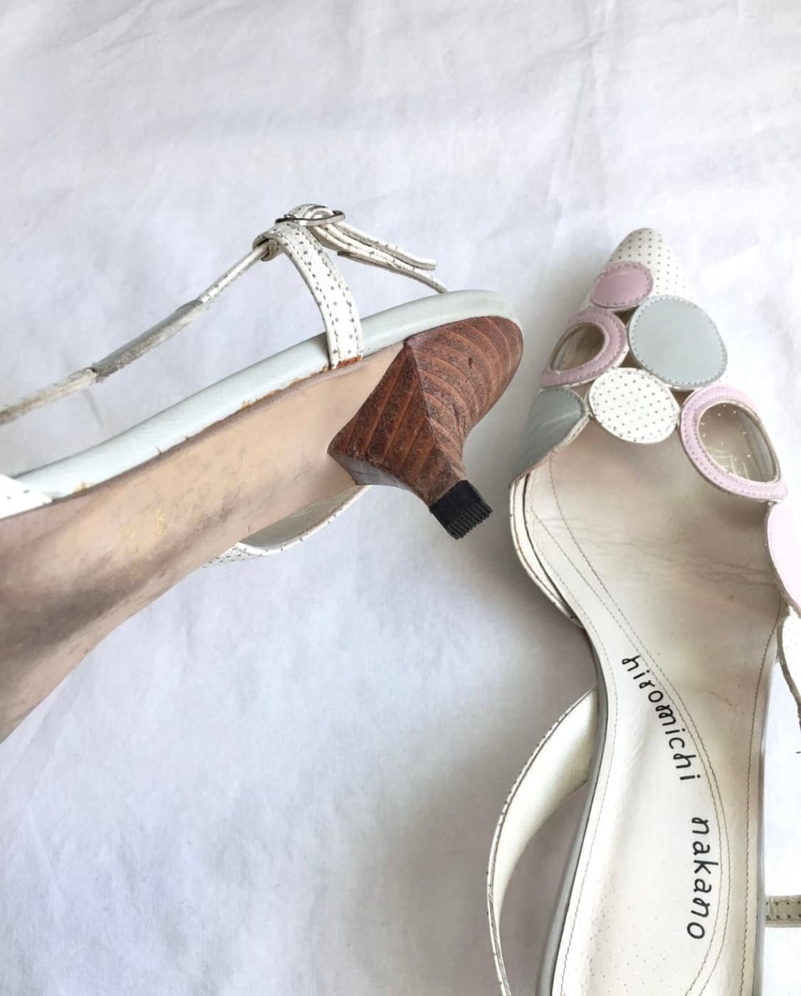 히로미치나카노 patched kitten heels 상품이미지6