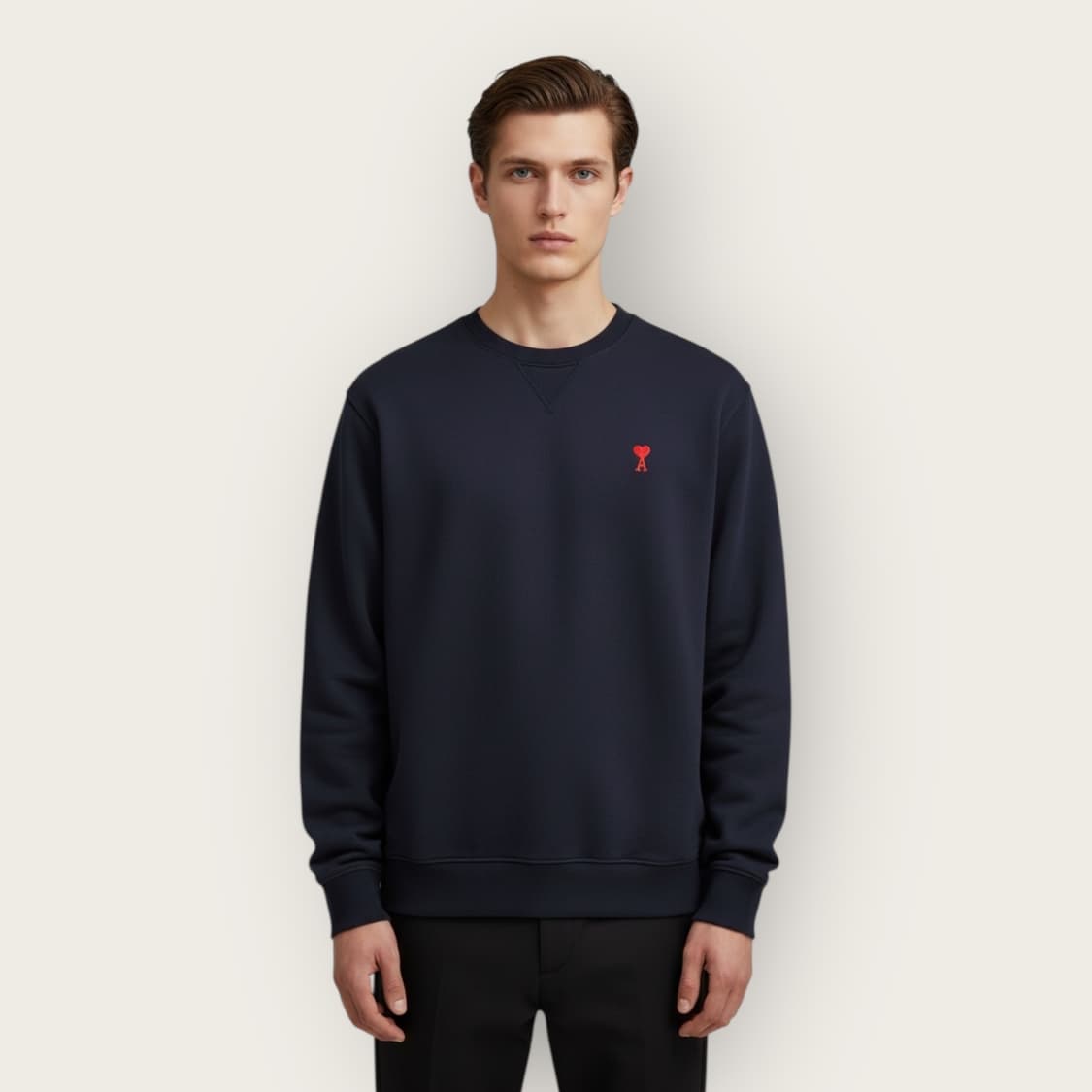 L/ 아미 드 꾀흐 로고 맨투맨 상품이미지1