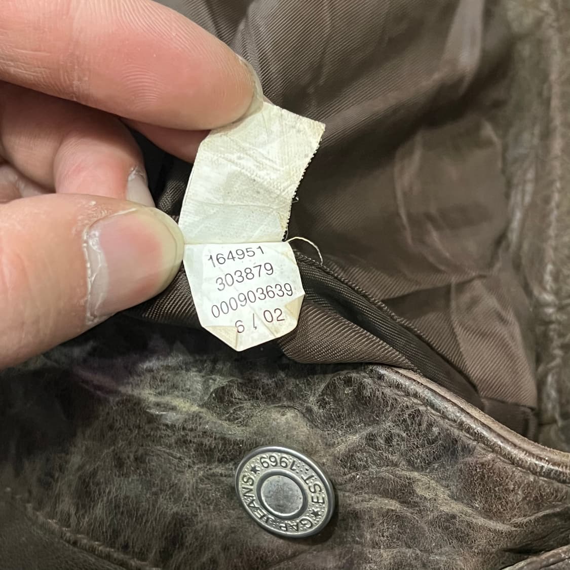  올드 갭 리얼레더 트러커 자켓 y14983 상품이미지8