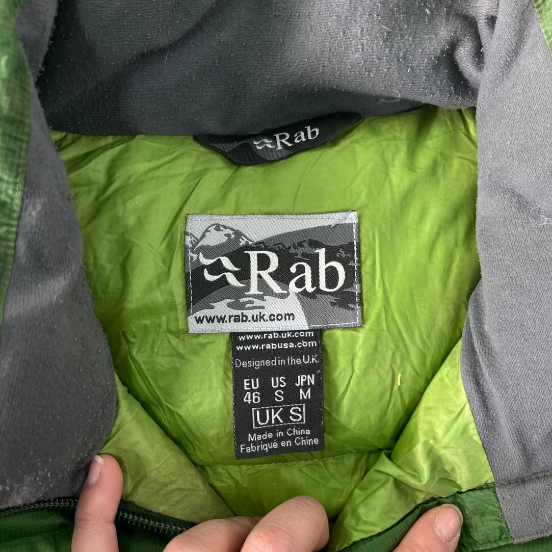 95 RAB 랩 구스 경량 패딩 상품이미지3