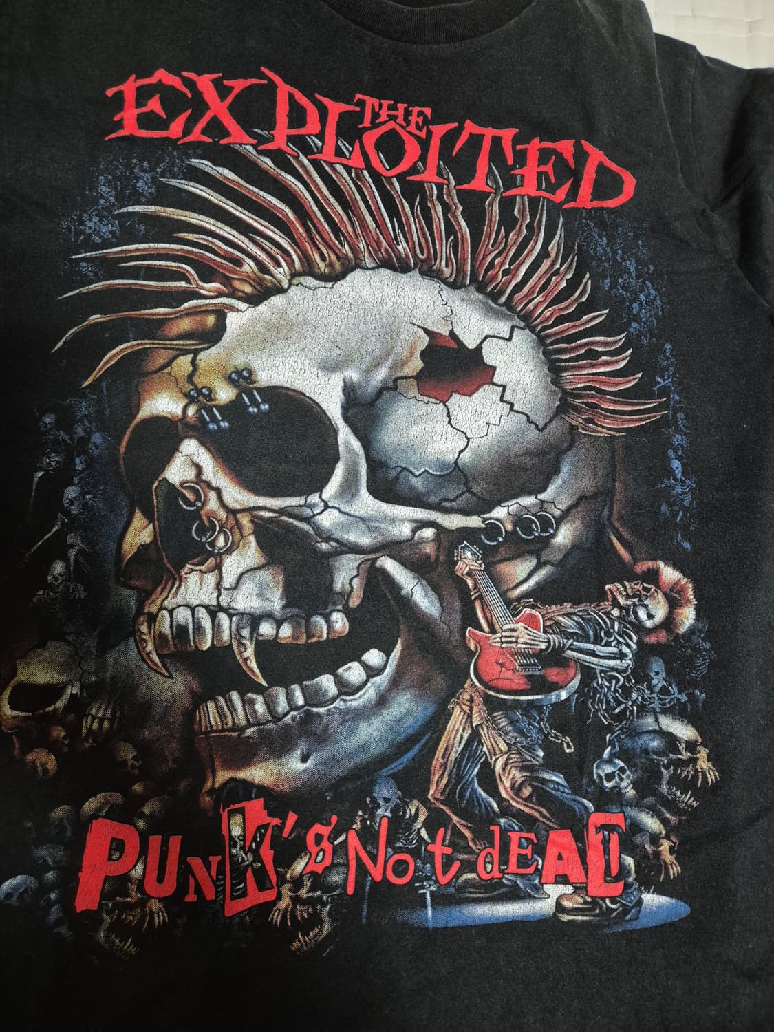 펑크 헤비메탈 해골 티셔츠 상품이미지3