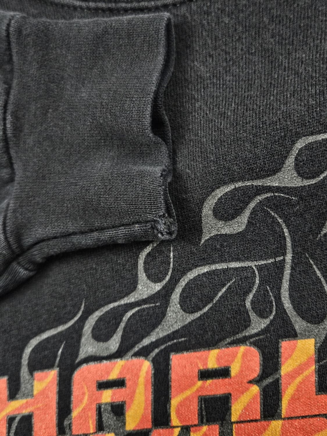 할리데이비슨 리플렉티브 플레임 맨투맨 스웻셔츠 (상세설명참조)/10125 상품이미지10