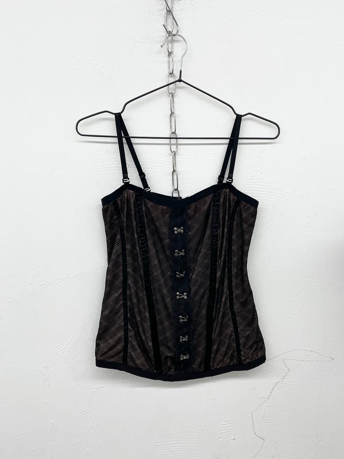 블랙 본디지 후크 코르셋 상품이미지4