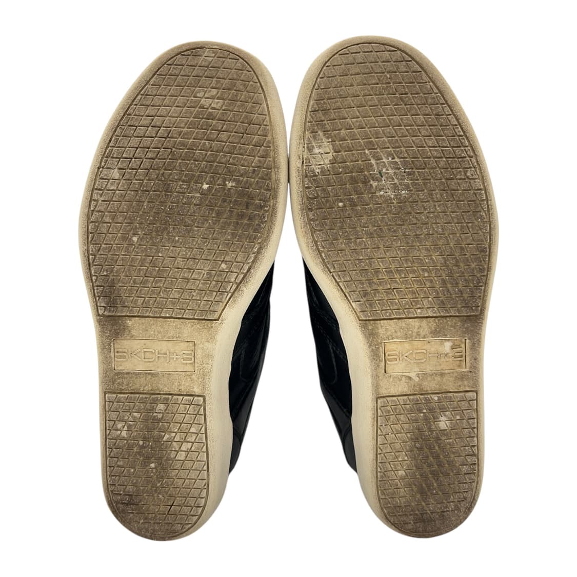 250 W 스케쳐스 스트랩 웨지힐 레더 스니커즈 블랙 상품이미지7