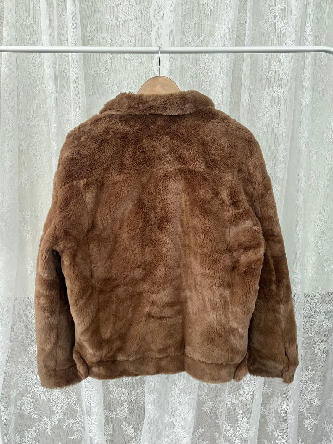 L) 낫포너드 퍼 트러커 자켓 브라운 상품이미지2