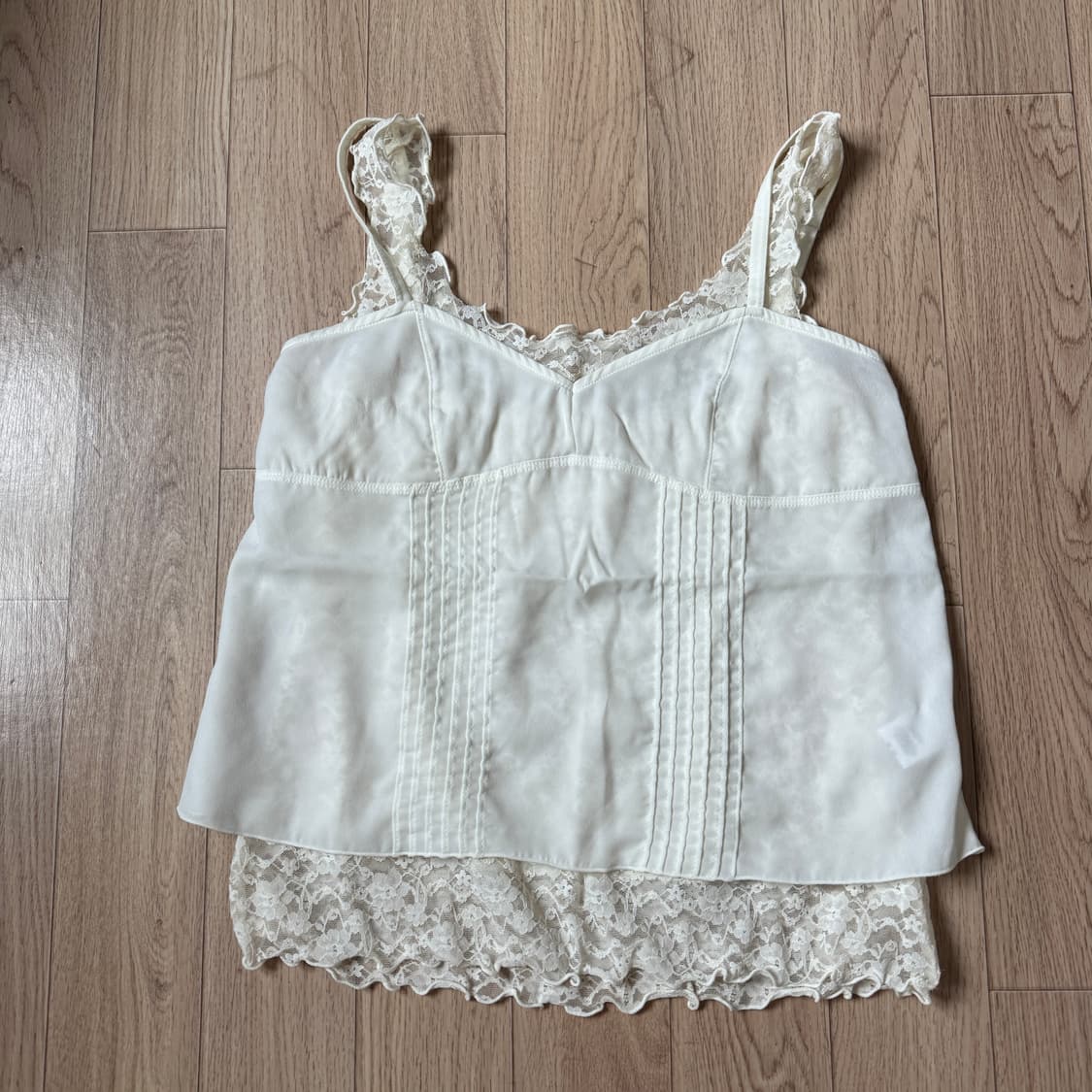 쓰리타임즈 노트 노츠 레이어드 탑 아이보리 상품이미지1