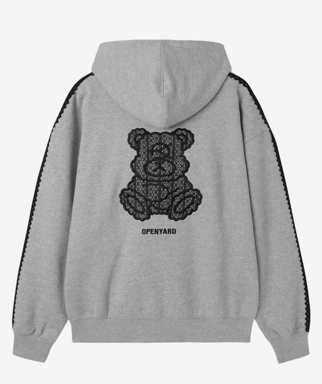 (택O) 오와이 OY 레이스 돌리 후드집업 (그레이) (m) 상품이미지4