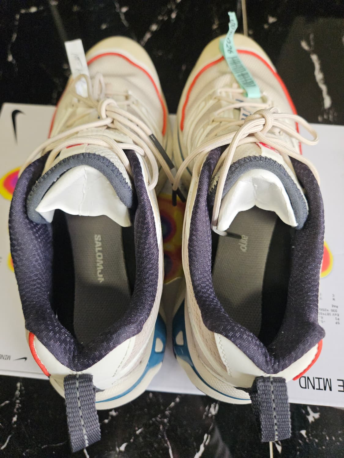 살로몬 XT-6 익스팬스 아몬드 밀크 에게안 블루 상품이미지5