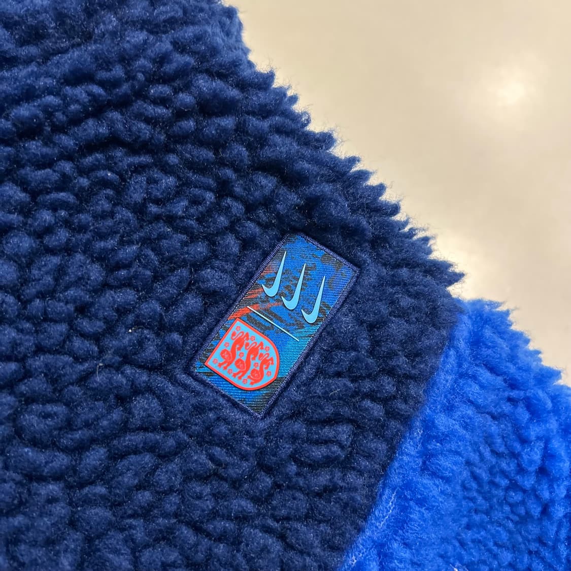 [M] 나이키 잉글랜드 루즈핏 후리스 후드 아노락 블루 B94 상품이미지8