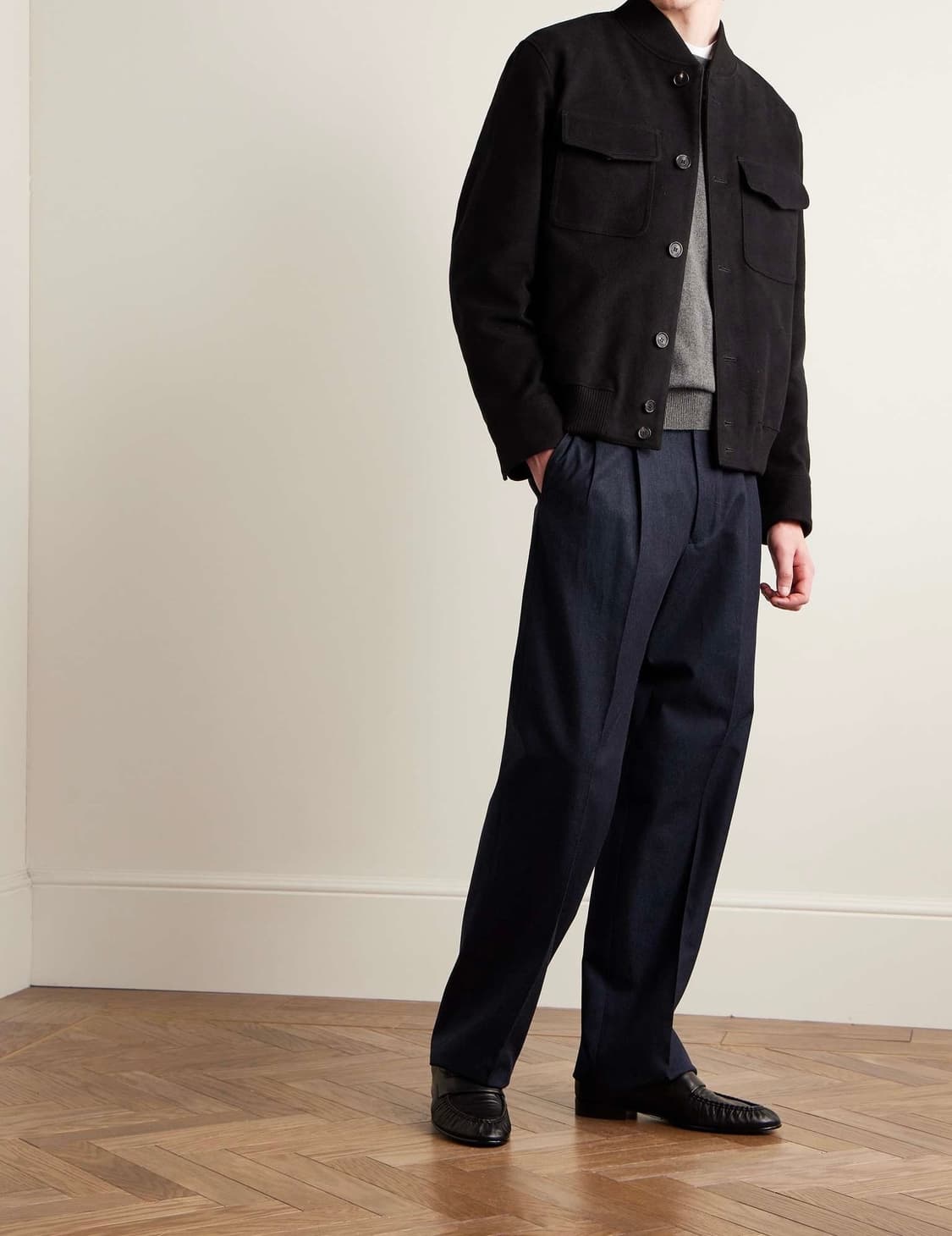 로로피아나 키쿠 봄버 자켓 판매 합니다. 상품이미지2