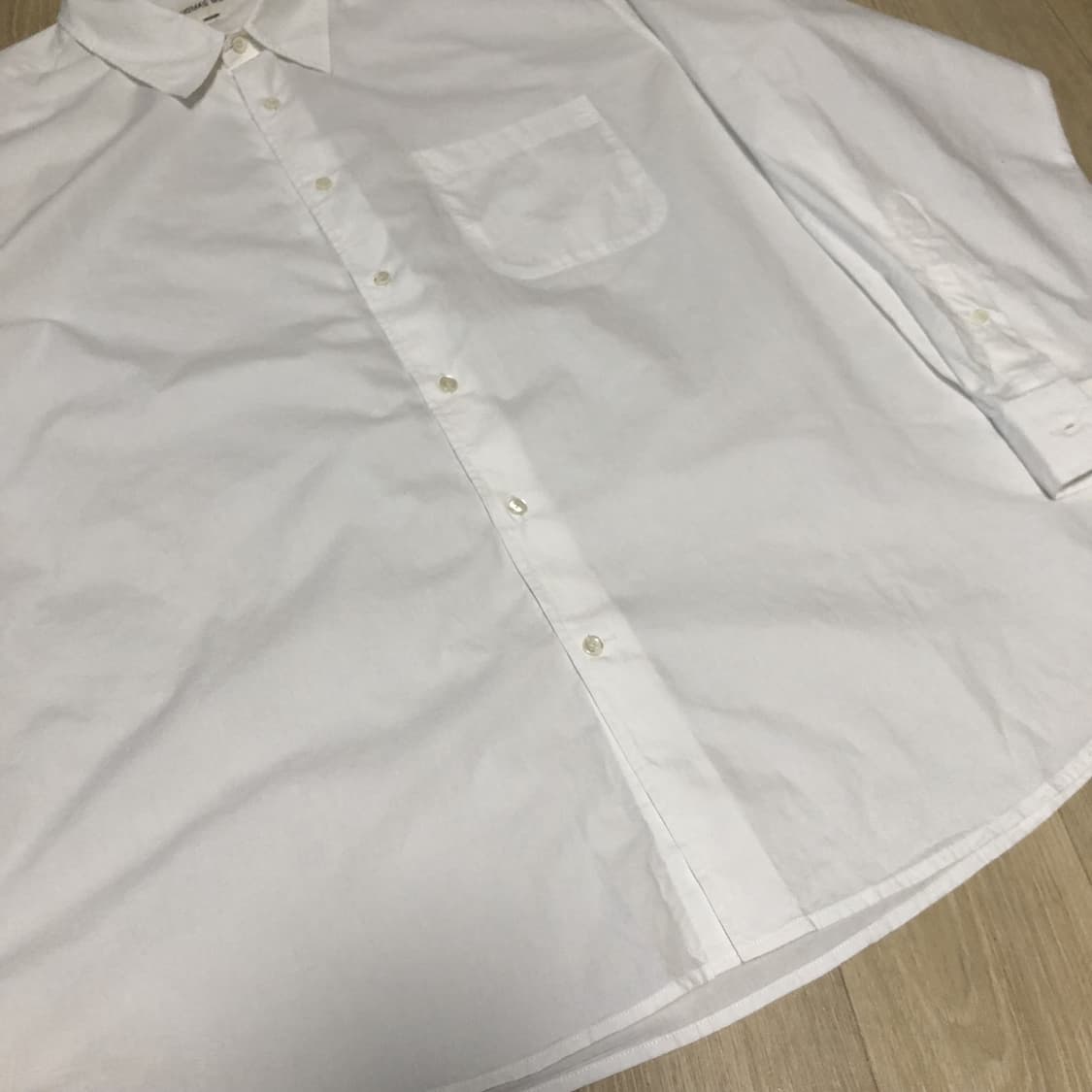 (M) 토마스 모어 THOMAS MORE 60수 페이퍼 셔츠 화이트 상품이미지3