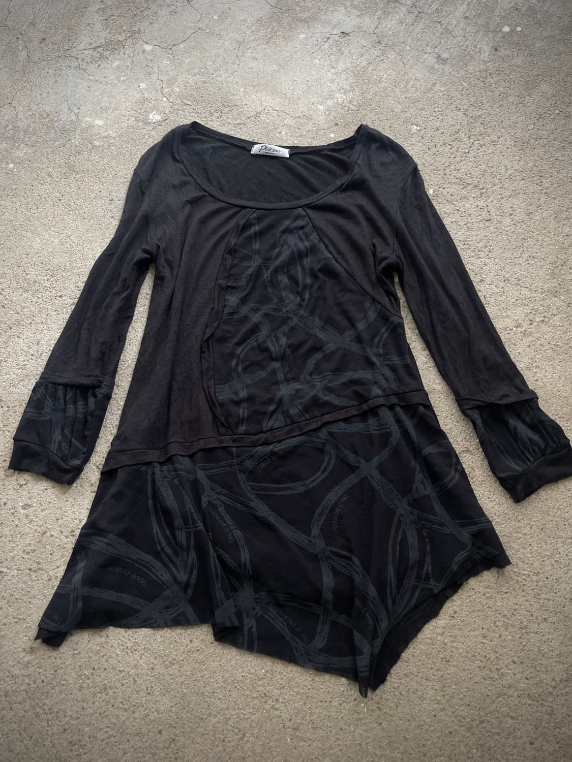 (Unknown)y2k layered sleeve t 상품이미지4