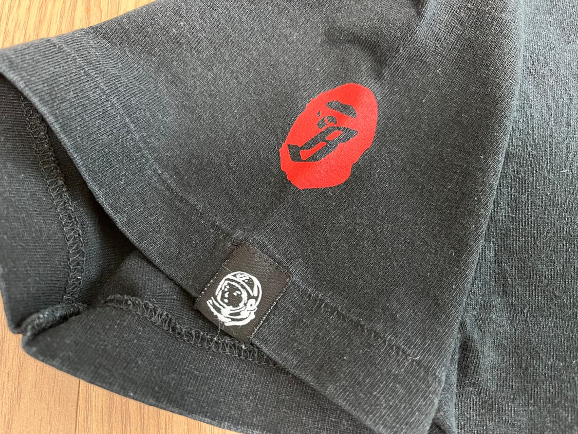 베이프 BAPE X BBC 빌리네어보이즈클럽 티셔츠 Sz.M 상품이미지6