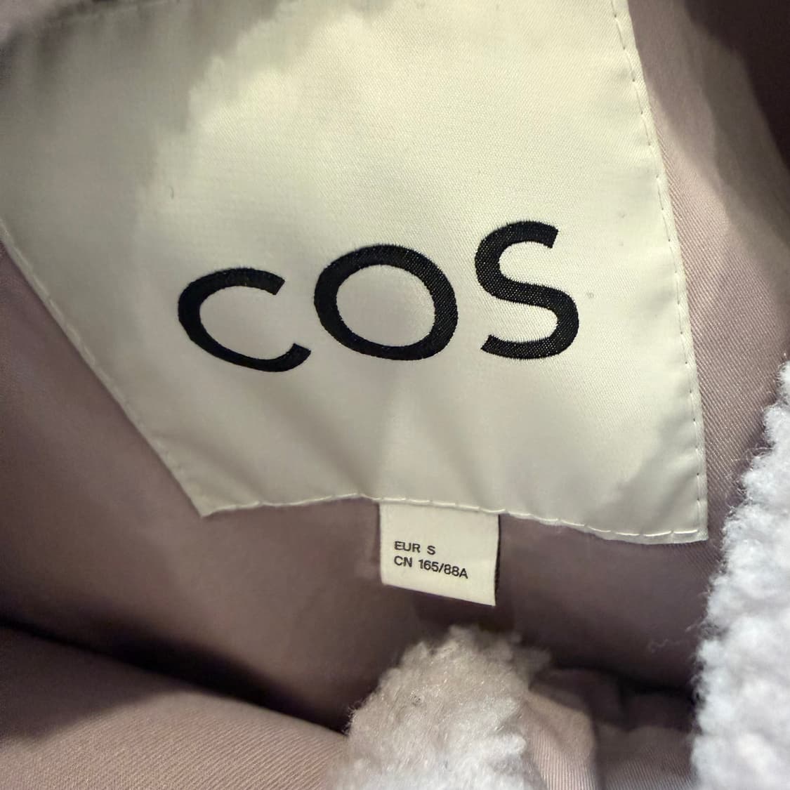 COS 라벤더 플리스 자켓 상품이미지3