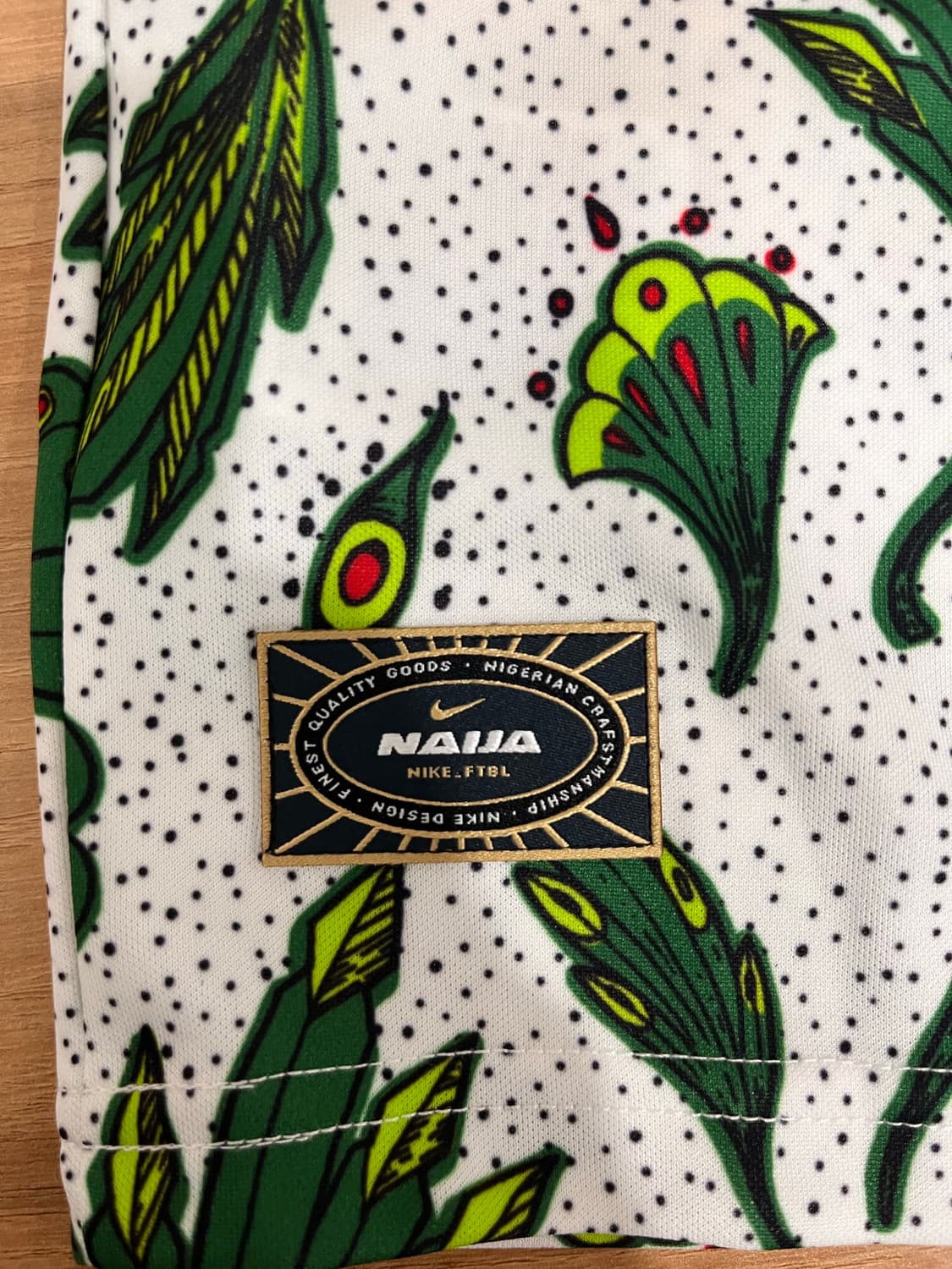 나이키 나이지리아 프리매치 반팔져지 (민트급) 상품이미지3