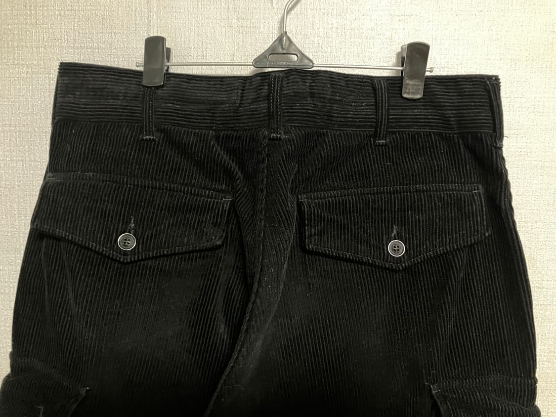 [S] 엔지니어드가먼츠 FA 팬츠 코듀로이, 블랙 상품이미지5