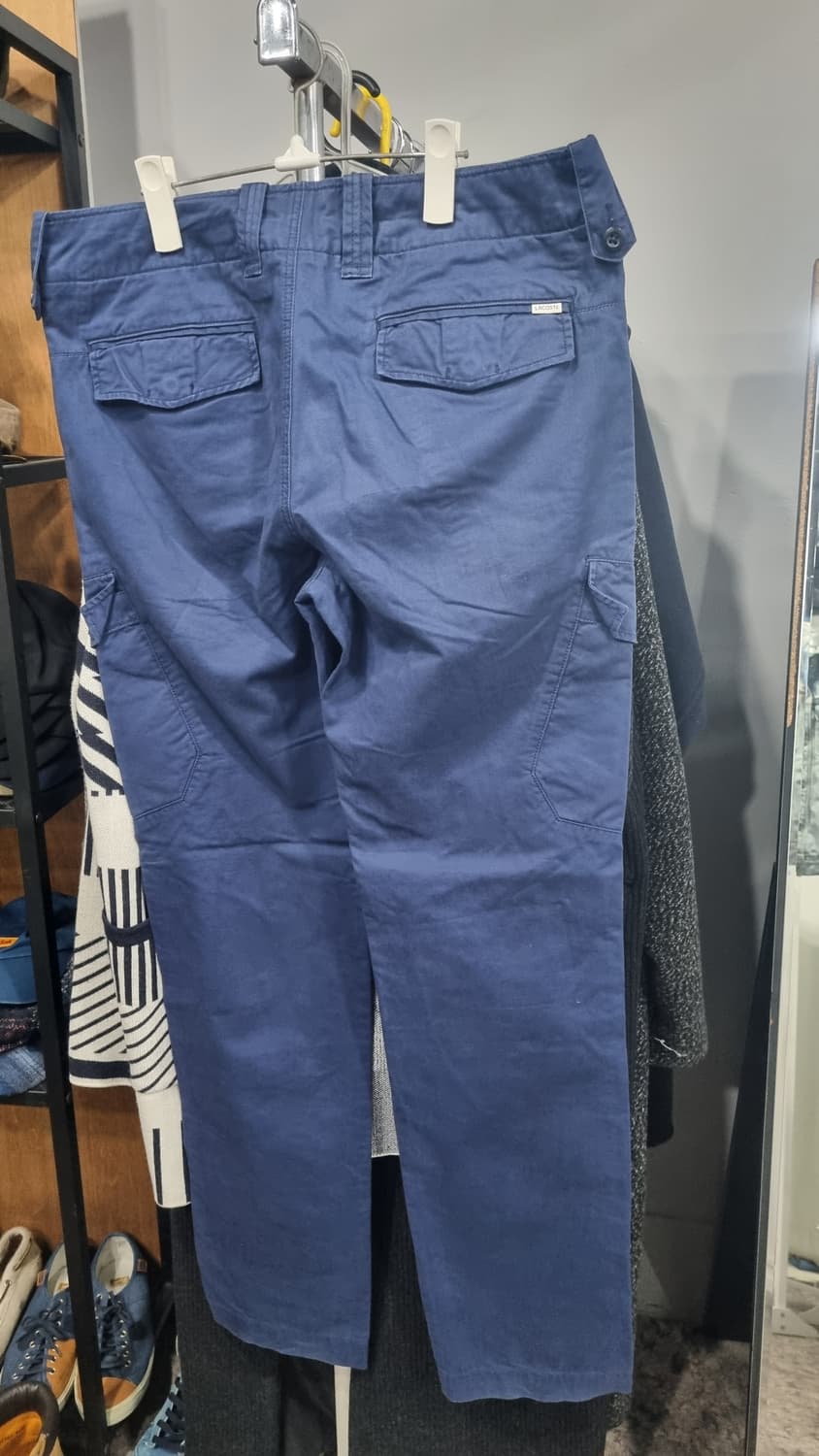 LACOSTE) 라코스테 남색 스판슬림 CARGO PANTS 허리 34 상품이미지2