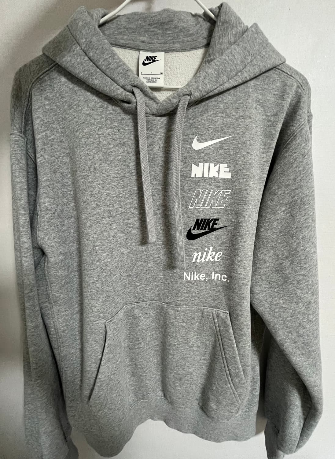 나이키 기모 후드티 상품이미지1