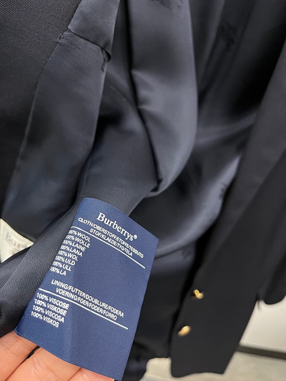 여) 버버리 네이비 금장자켓  상품이미지8