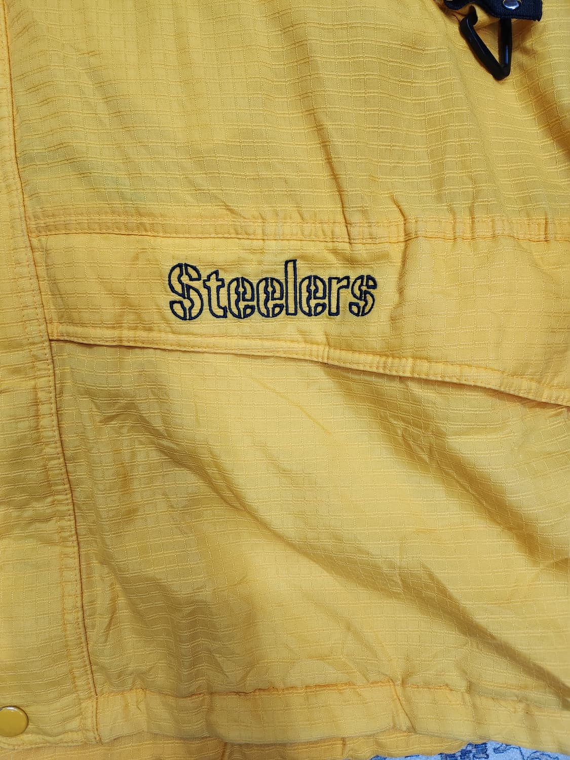 90s 올드스쿨 스타터 X NFL 스틸러스 후드 자켓 2XL 상품이미지7