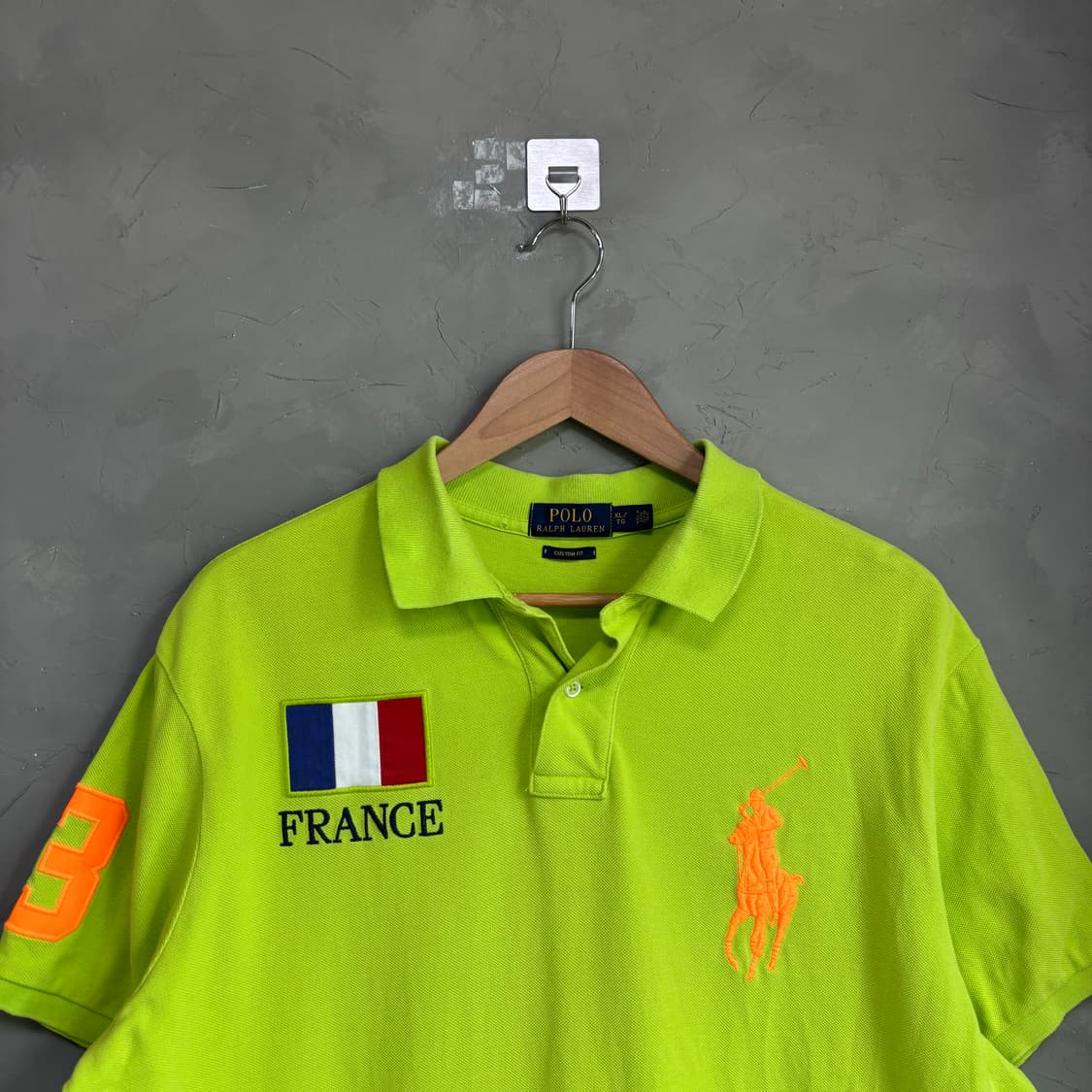 폴로 랄프로렌 프랑스 빅포니 카라티 라임 상품이미지2