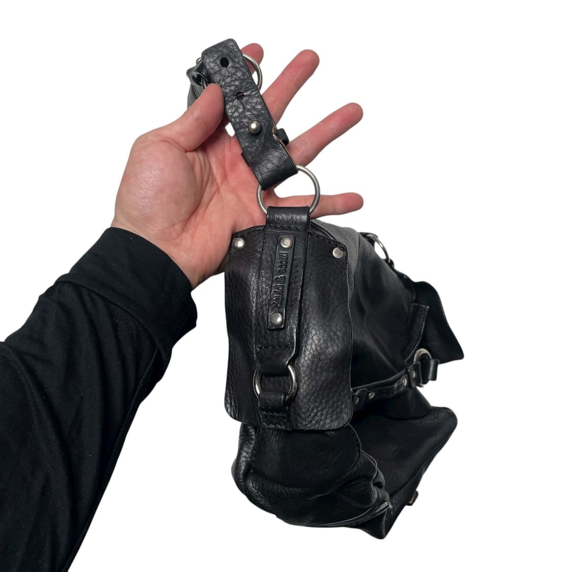 David&scotti 모터사이클 레더 백 상품이미지5