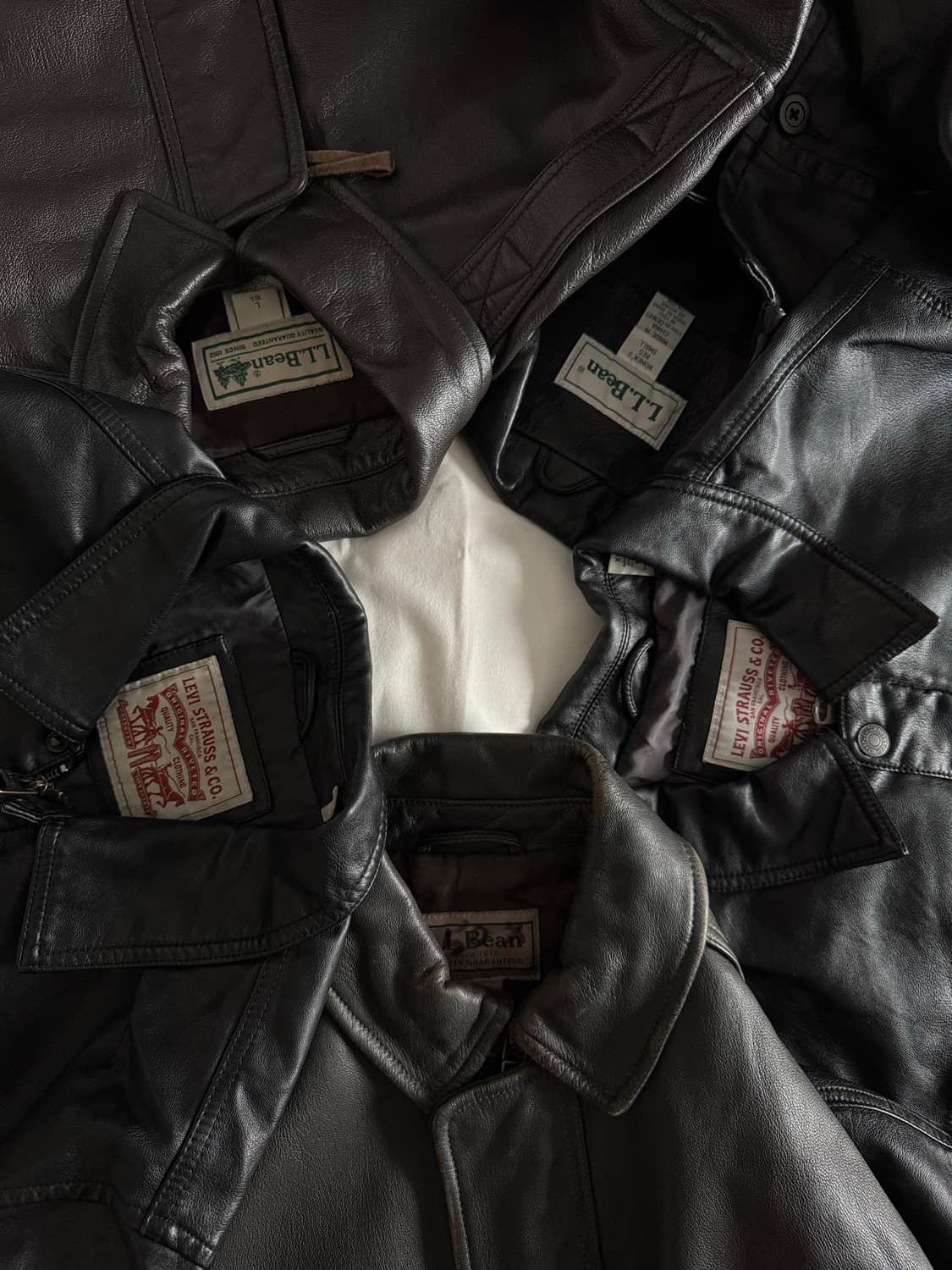 [M] 엘엘빈 ll bean A2 레더 자켓 상품이미지1