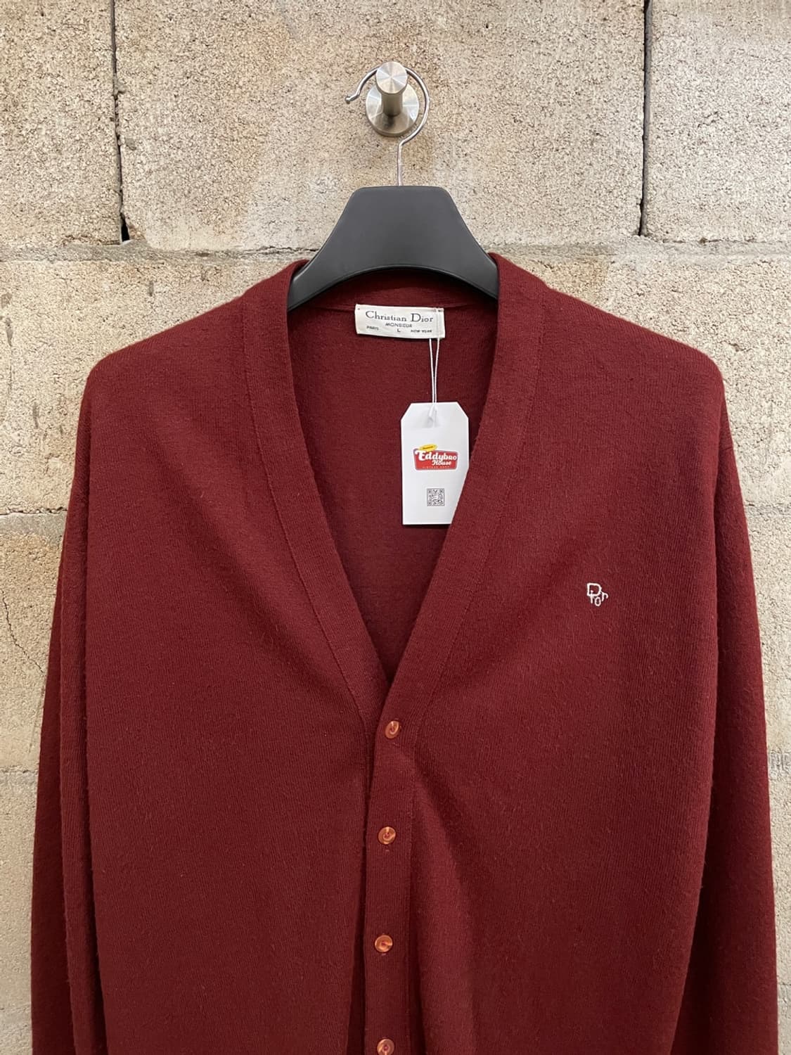디올 로고 코튼 가디건 상품이미지1