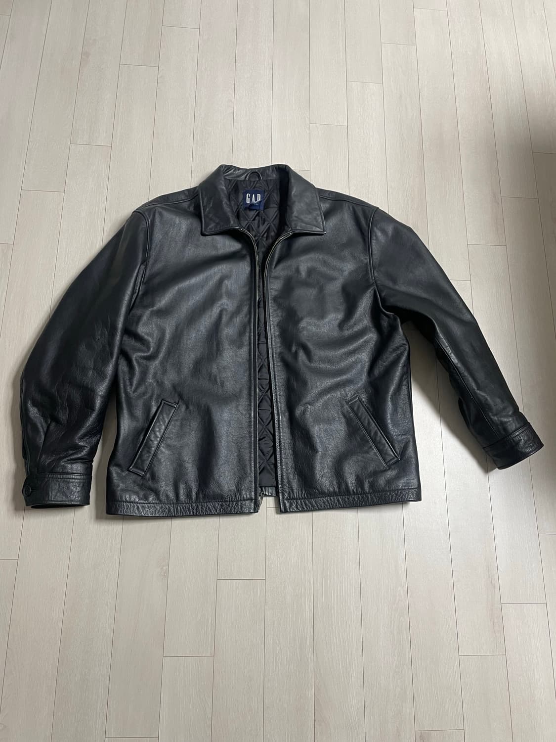 올드 갭 레더 자켓 XL 상품이미지1