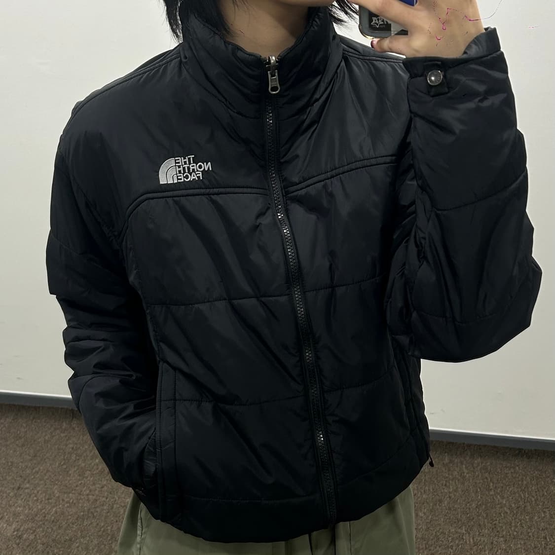 The north face 노스페이스 블랙 패딩 상품이미지2