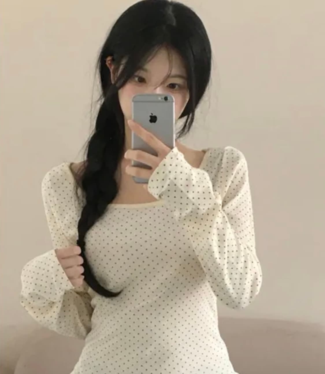 가디건,도트 티셔츠 (새거) 상품이미지3