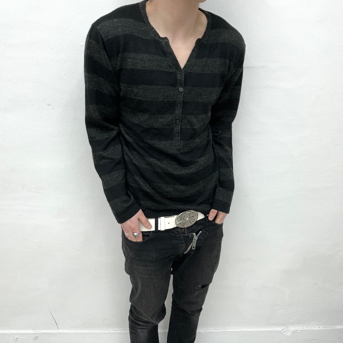 stripe long sleeve 상품이미지1
