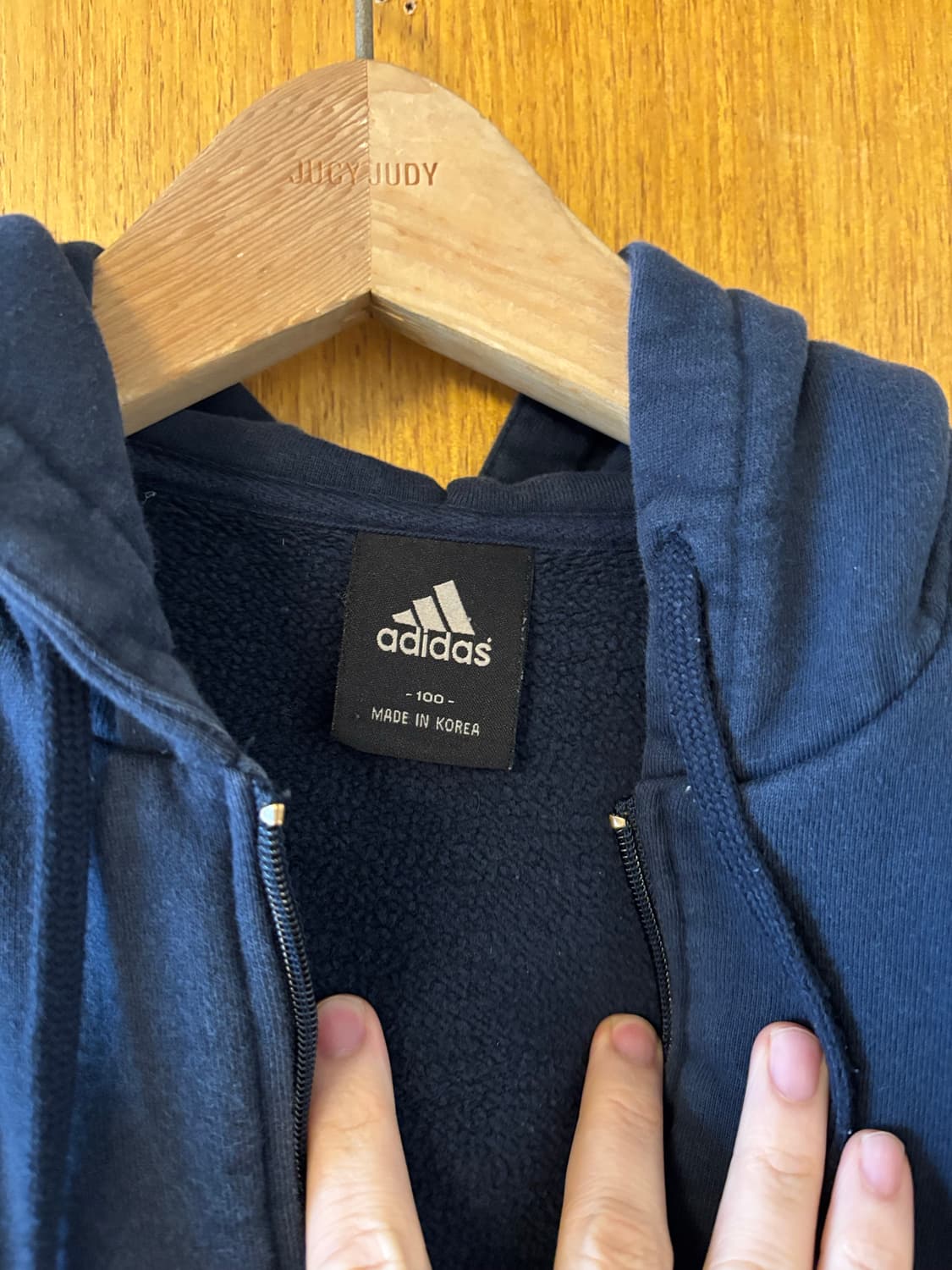 아디다스 LFC 네이비 후드 집업 상품이미지4