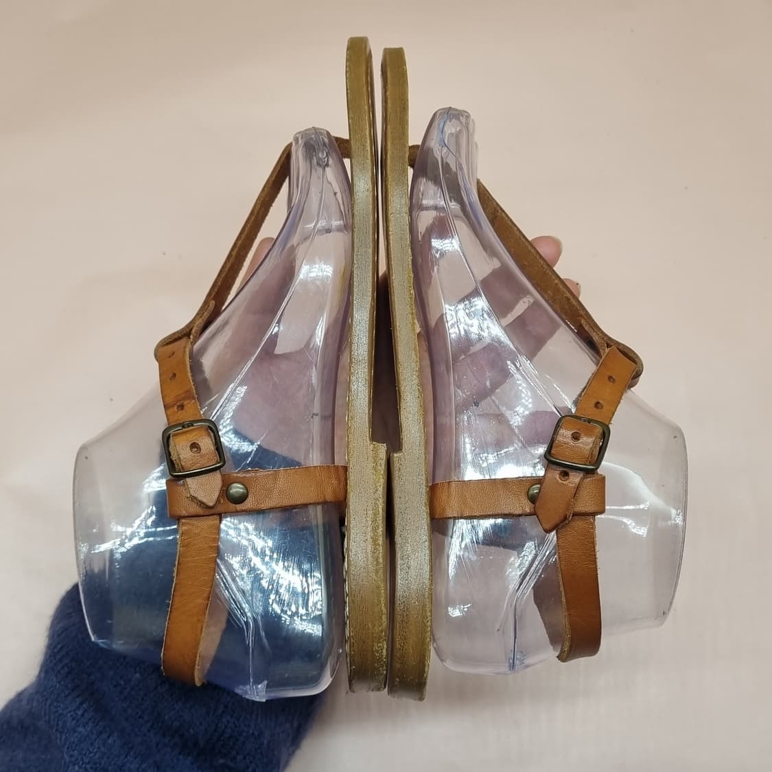 GIAN LUCA 이탈리아 여성가죽샌들37 240 상품이미지5