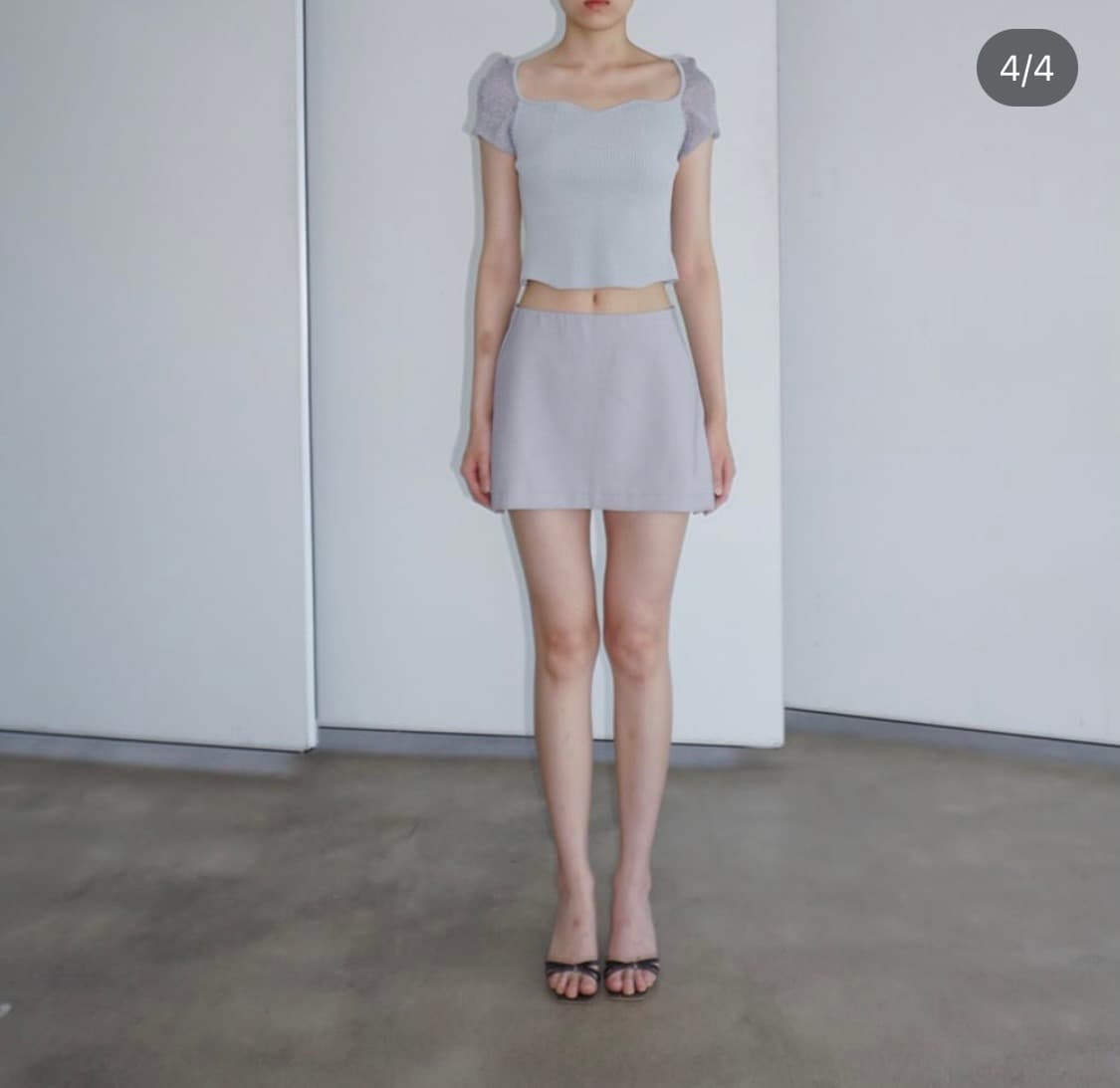 lalameemee 라라미미 sheer sleeeve knitblouse 상품이미지2