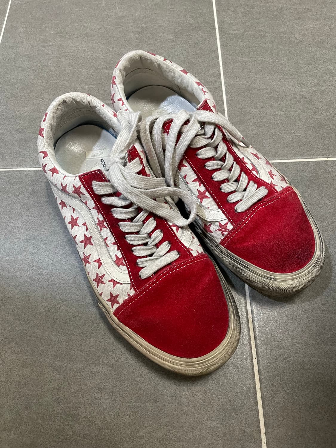 반스 비앙카샹동 올드스쿨 레드 화이트 265 상품이미지2