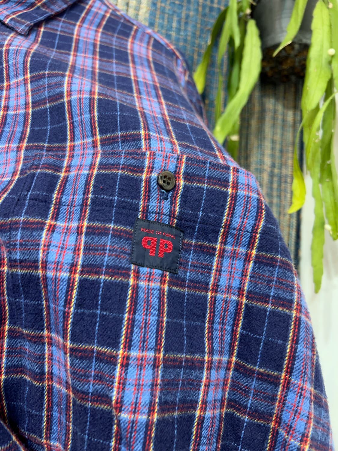 PAPAS  Flannel Check Shirt 상품이미지5