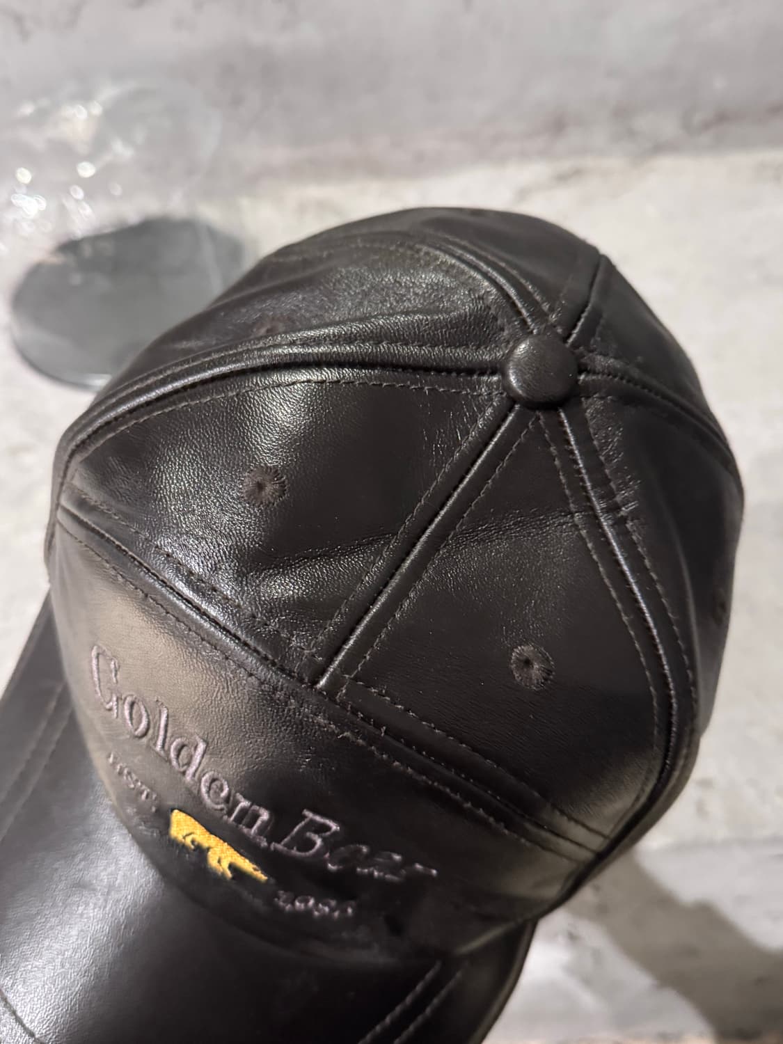 골든베어 레더 캡 상품이미지6