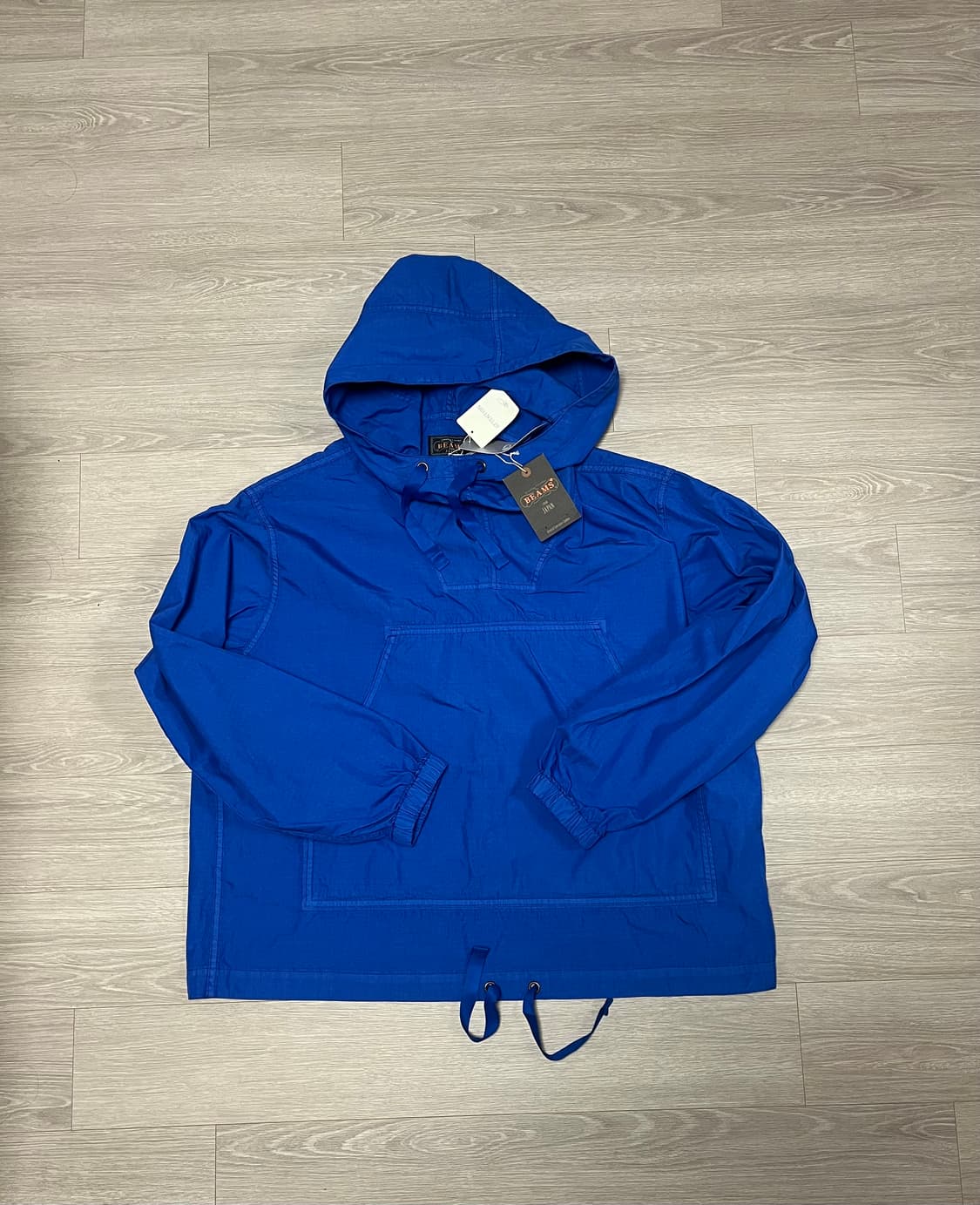 (새상품) 빔즈플러스 가먼트다잉 스모크 아노락 후드티 상품이미지4