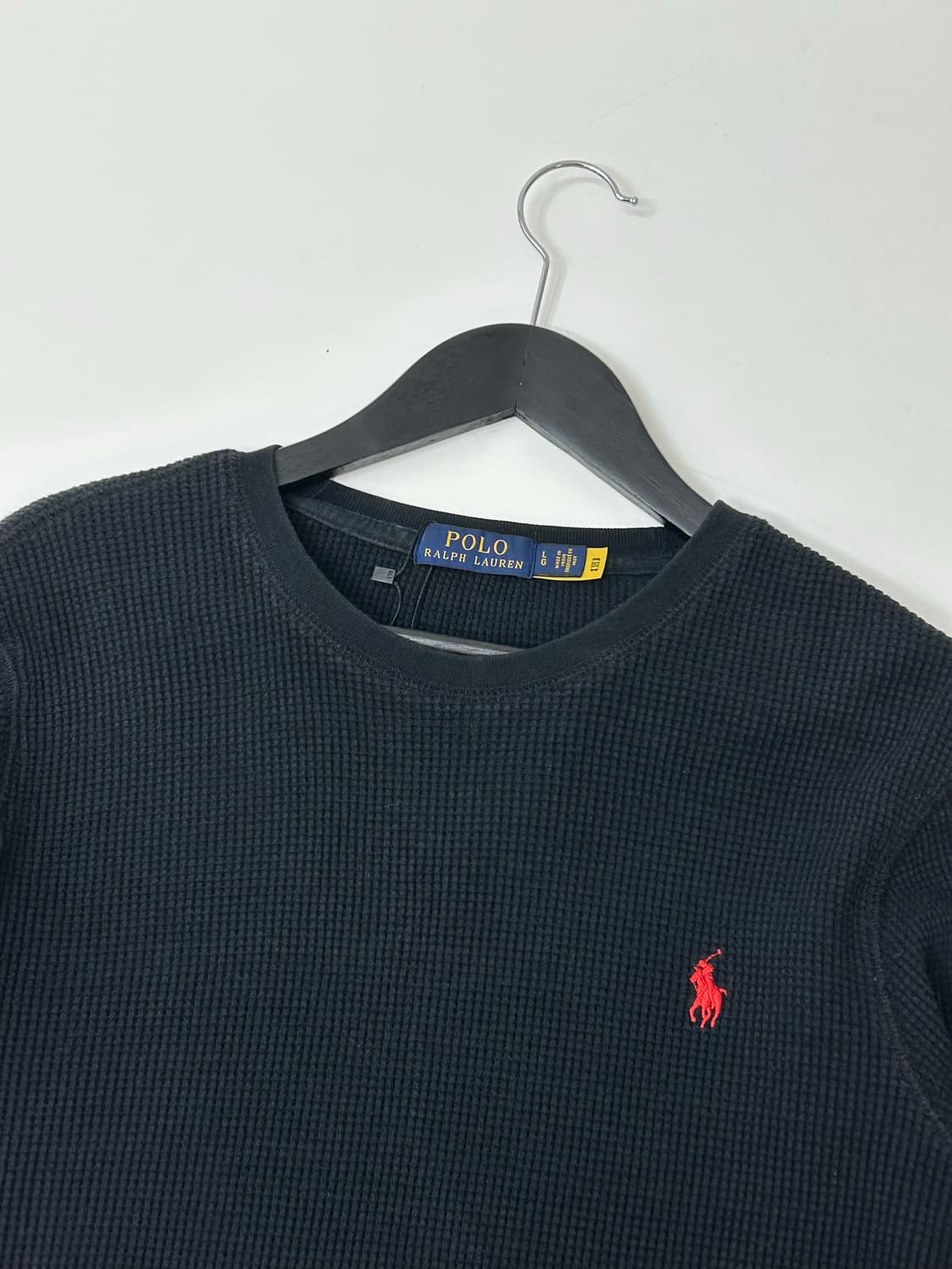 Polo 폴로 랄프로렌 블랙 와플티   상품이미지1