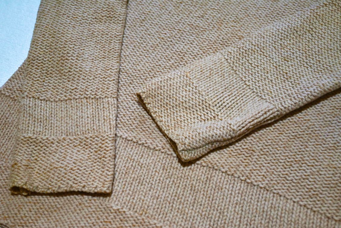 Armani jeans 2000s hemp wool knit 상품이미지3