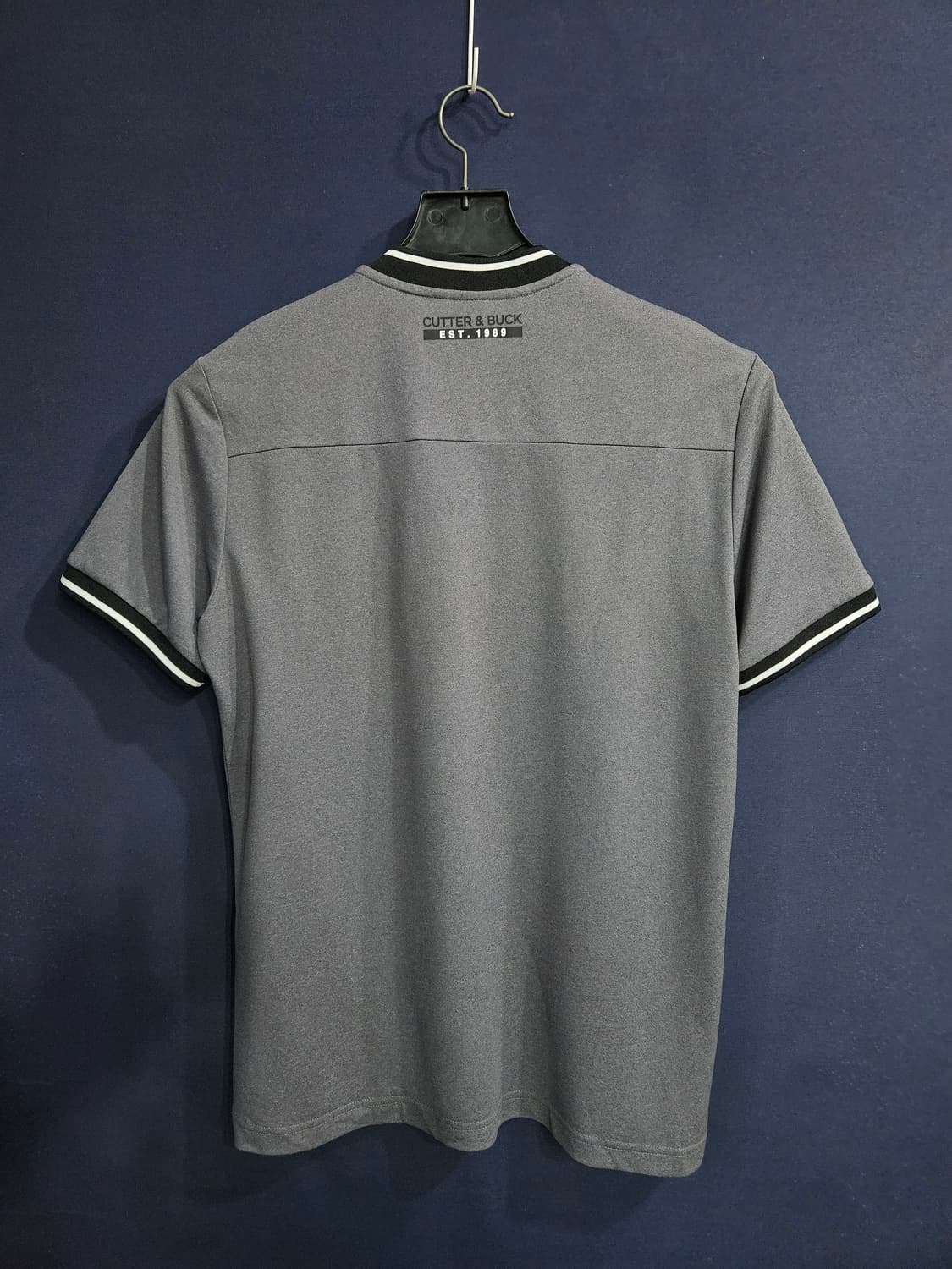 커터앤벅 그레이.네이비 남성 100 골프 반팔티  상품이미지2
