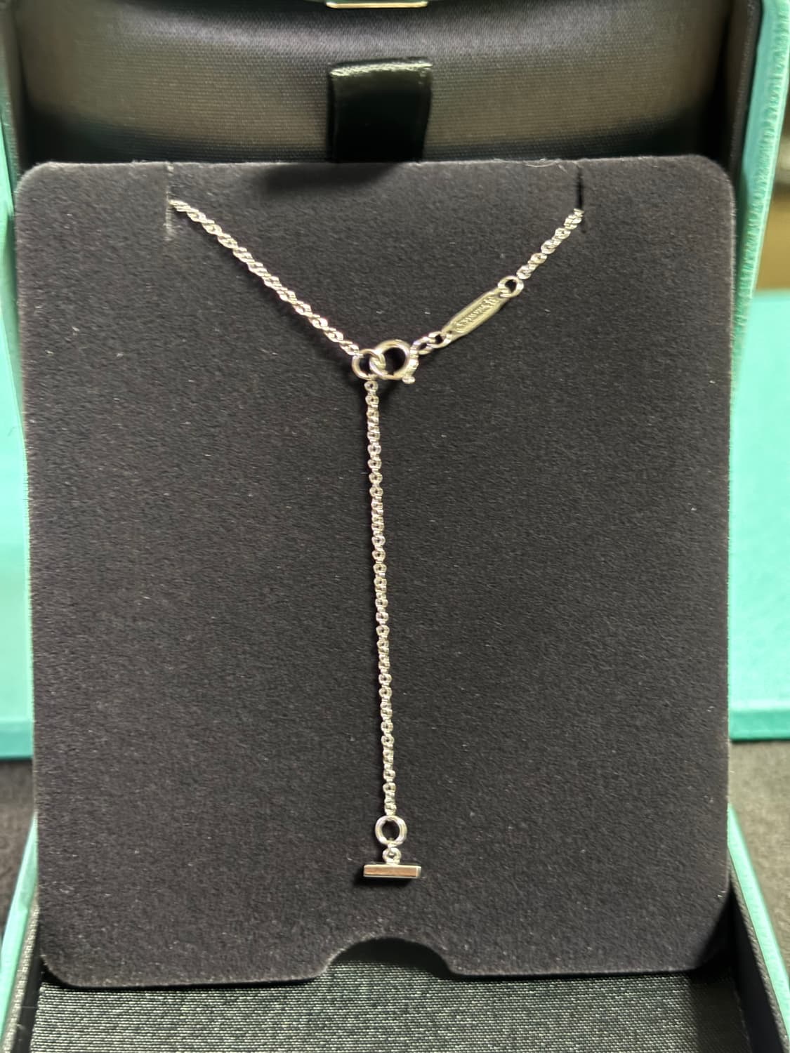 티파니 T 스마일 다이아 목걸이 화이트골드 상품이미지5