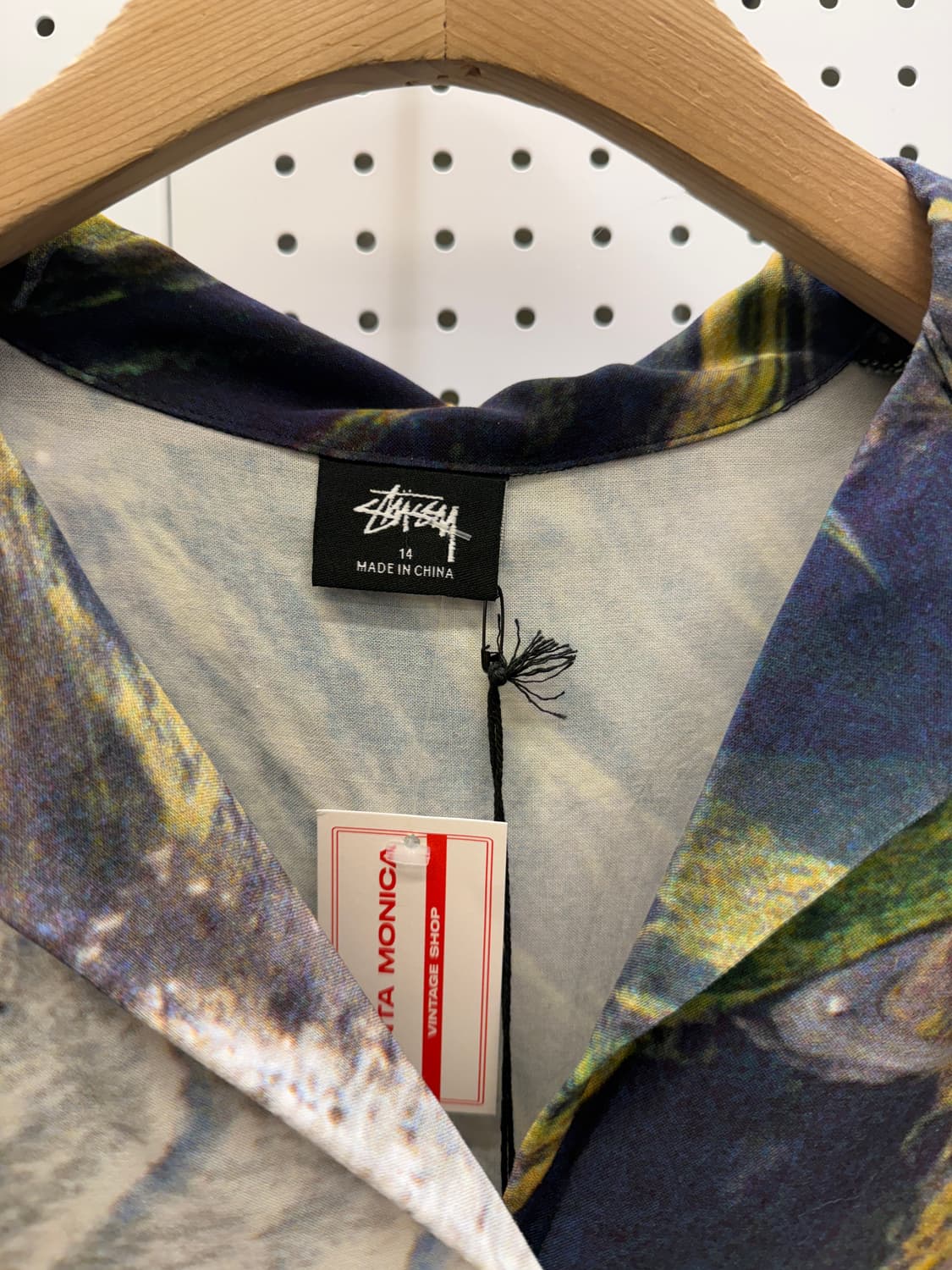 스투시 그래픽 패턴 오픈카라 반팔 셔츠 U436 상품이미지5