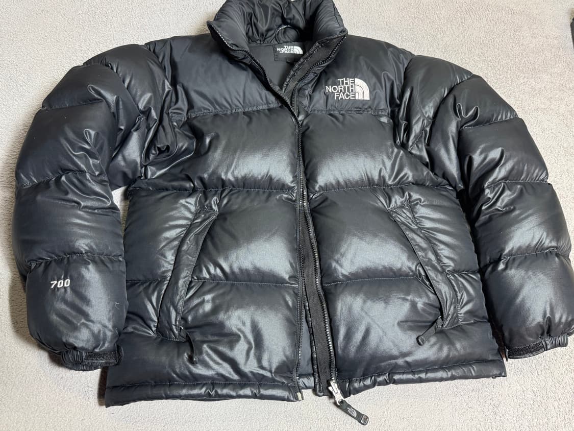 [s100] 노스페이스 눕시 700필 구형 og 블랙 패딩  상품이미지1