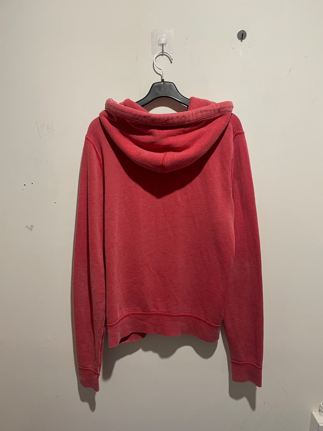 아베크롬비 피치 기모 후드집업 핑크 상품이미지3